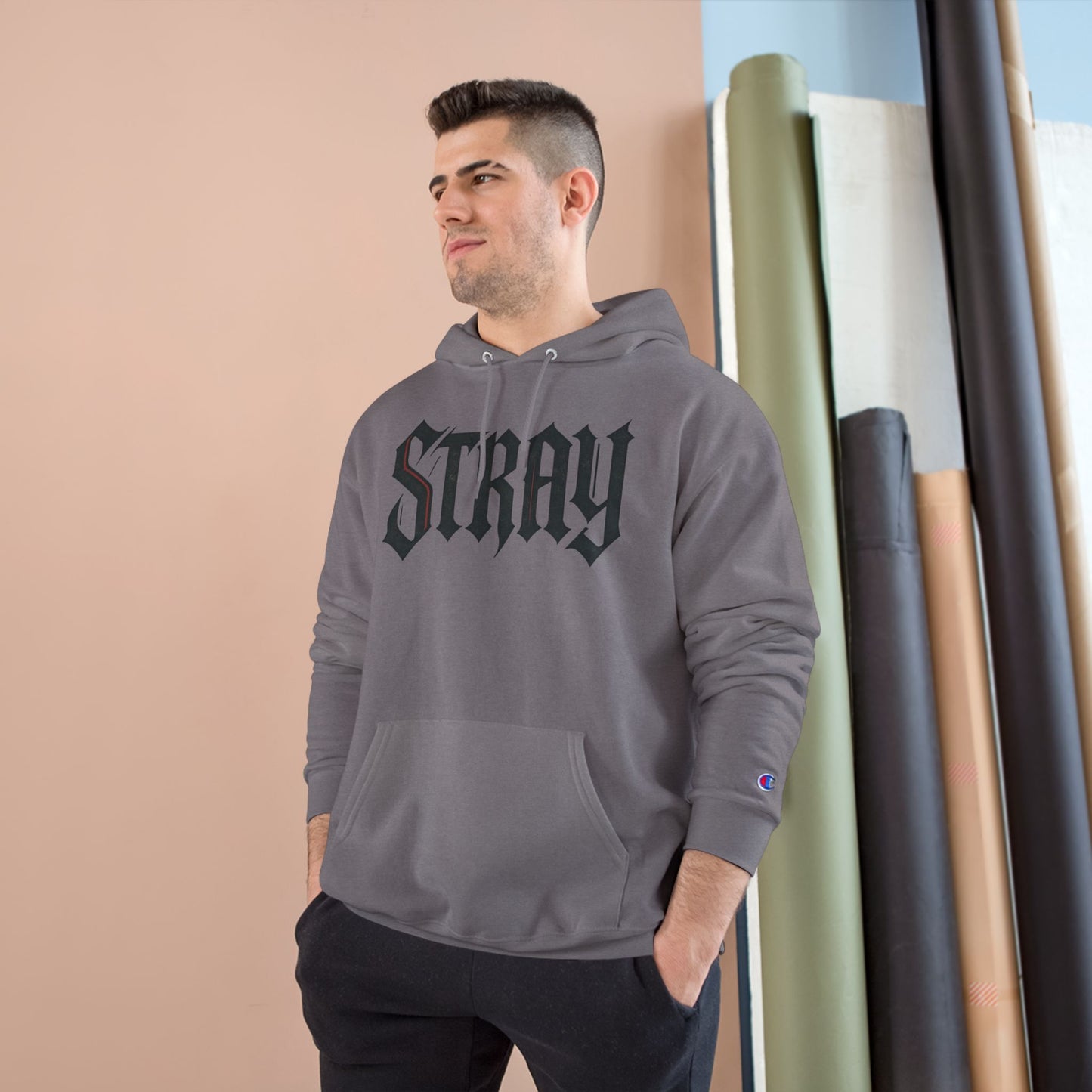 Stray dawg Champion Style Hoodie