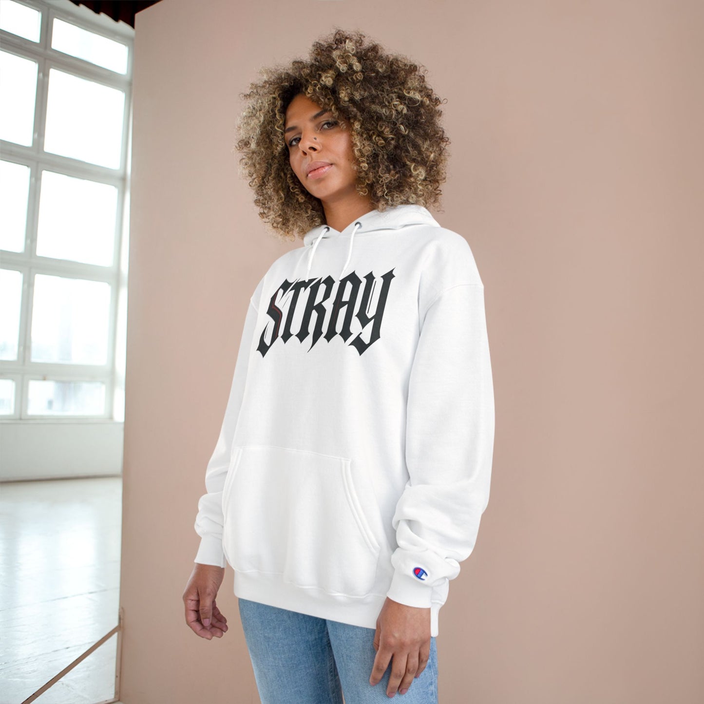 Stray dawg Champion Style Hoodie