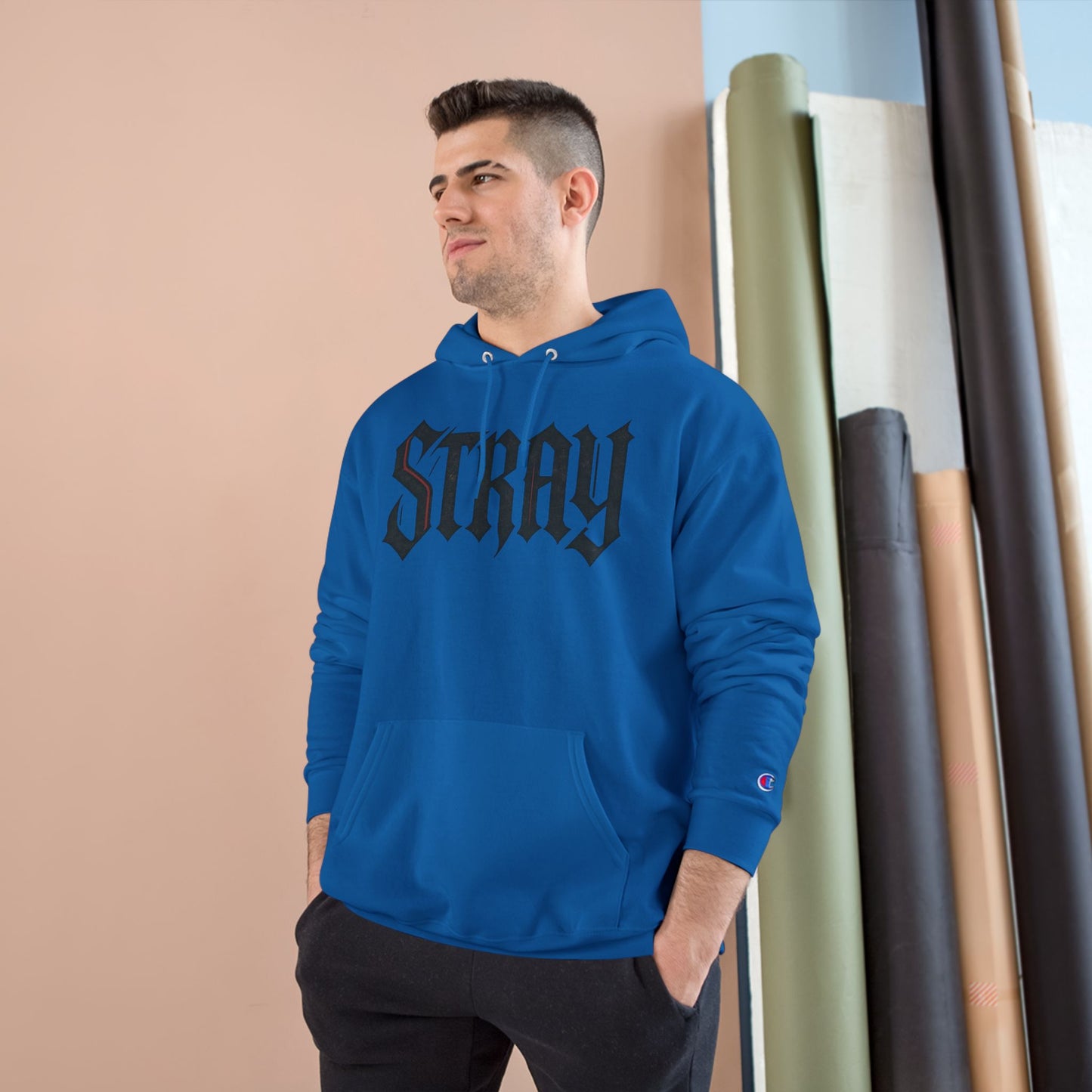 Stray dawg Champion Style Hoodie
