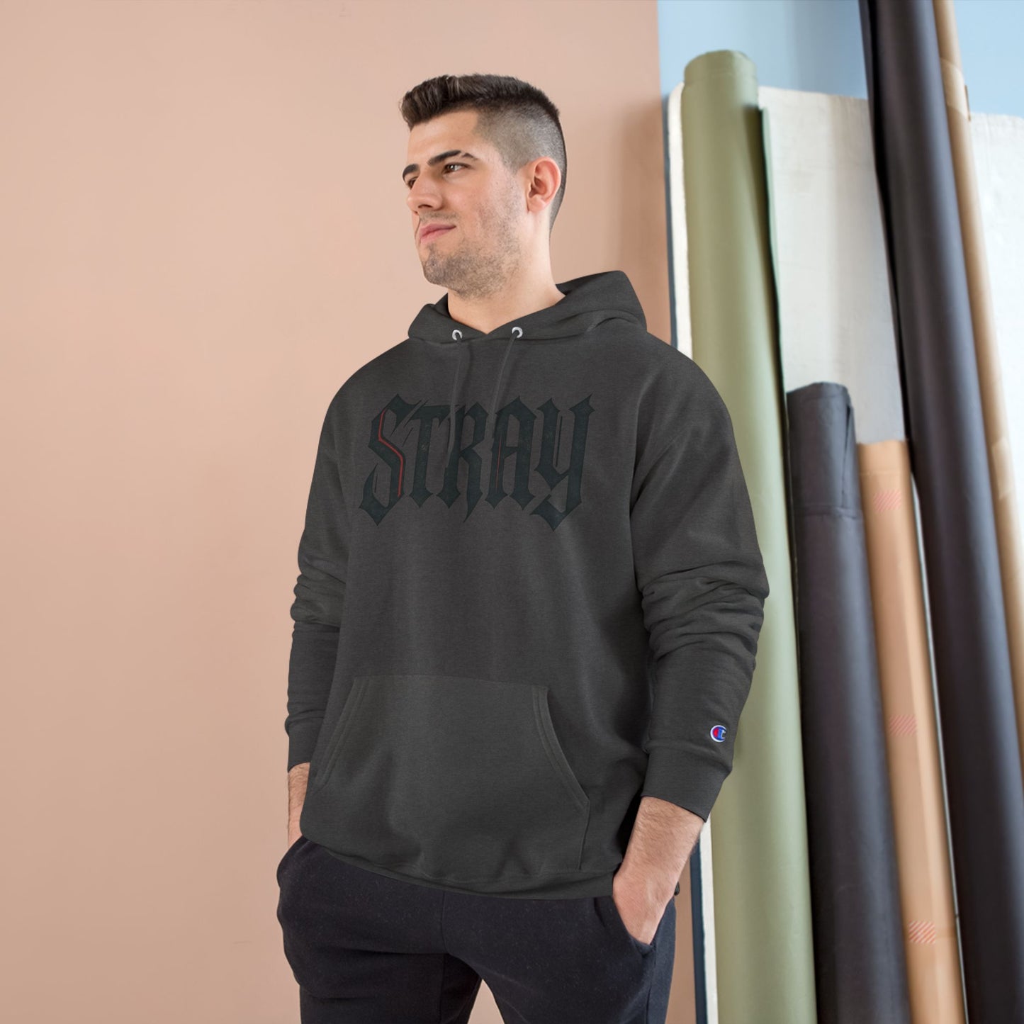 Stray dawg Champion Style Hoodie