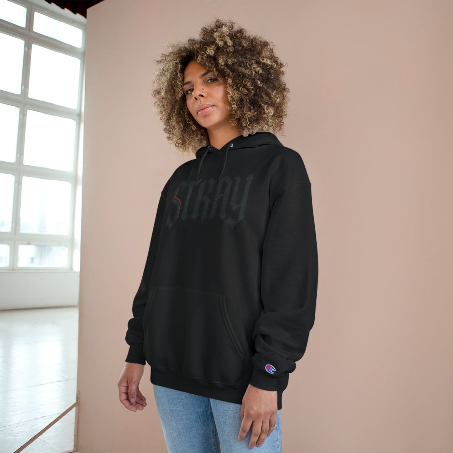 Stray dawg Champion Style Hoodie