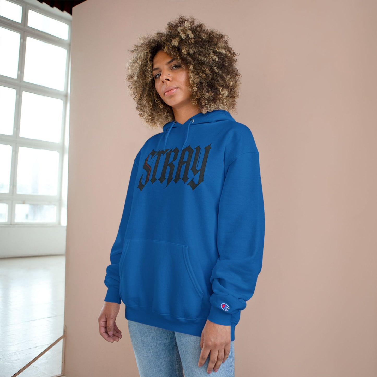 Stray dawg Champion Style Hoodie