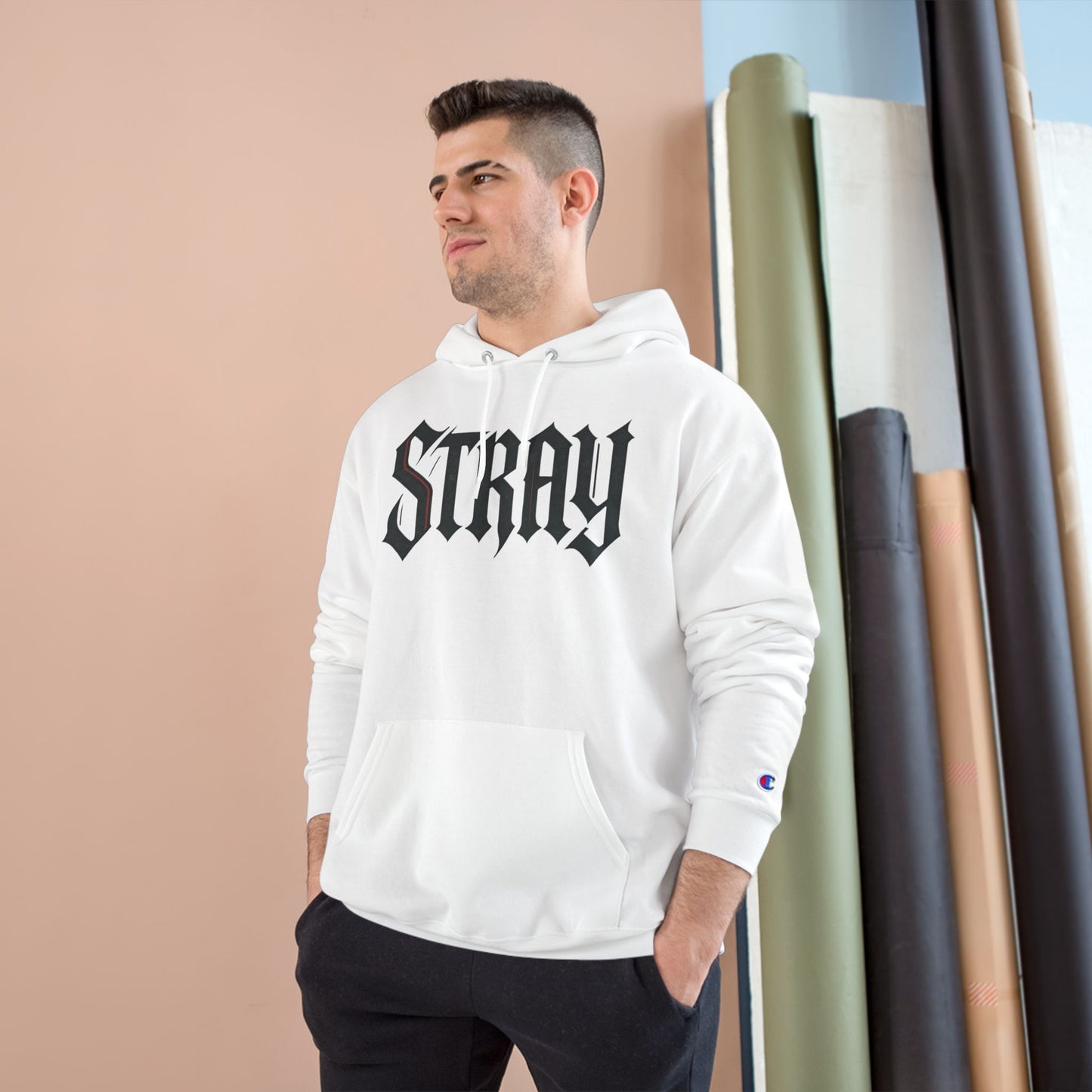 Stray dawg Champion Style Hoodie