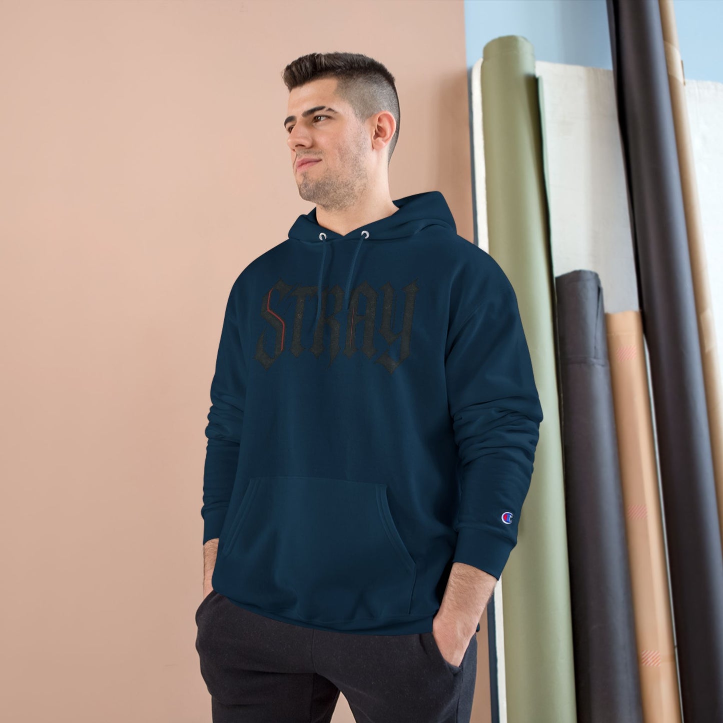 Stray dawg Champion Style Hoodie
