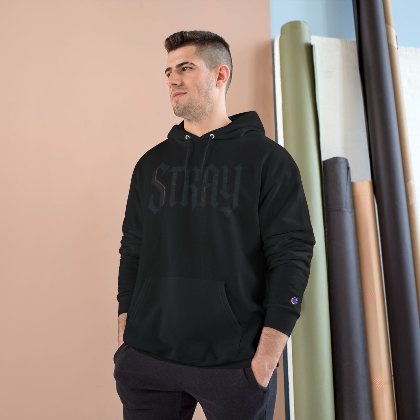 Stray dawg Champion Style Hoodie