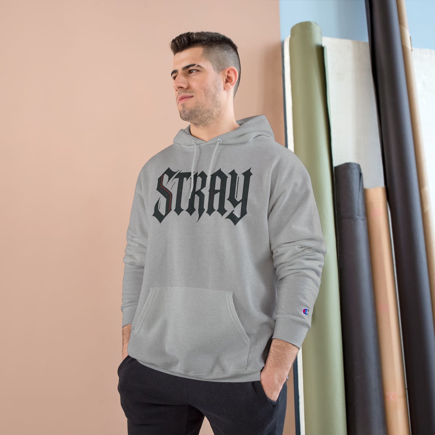 Stray dawg Champion Style Hoodie